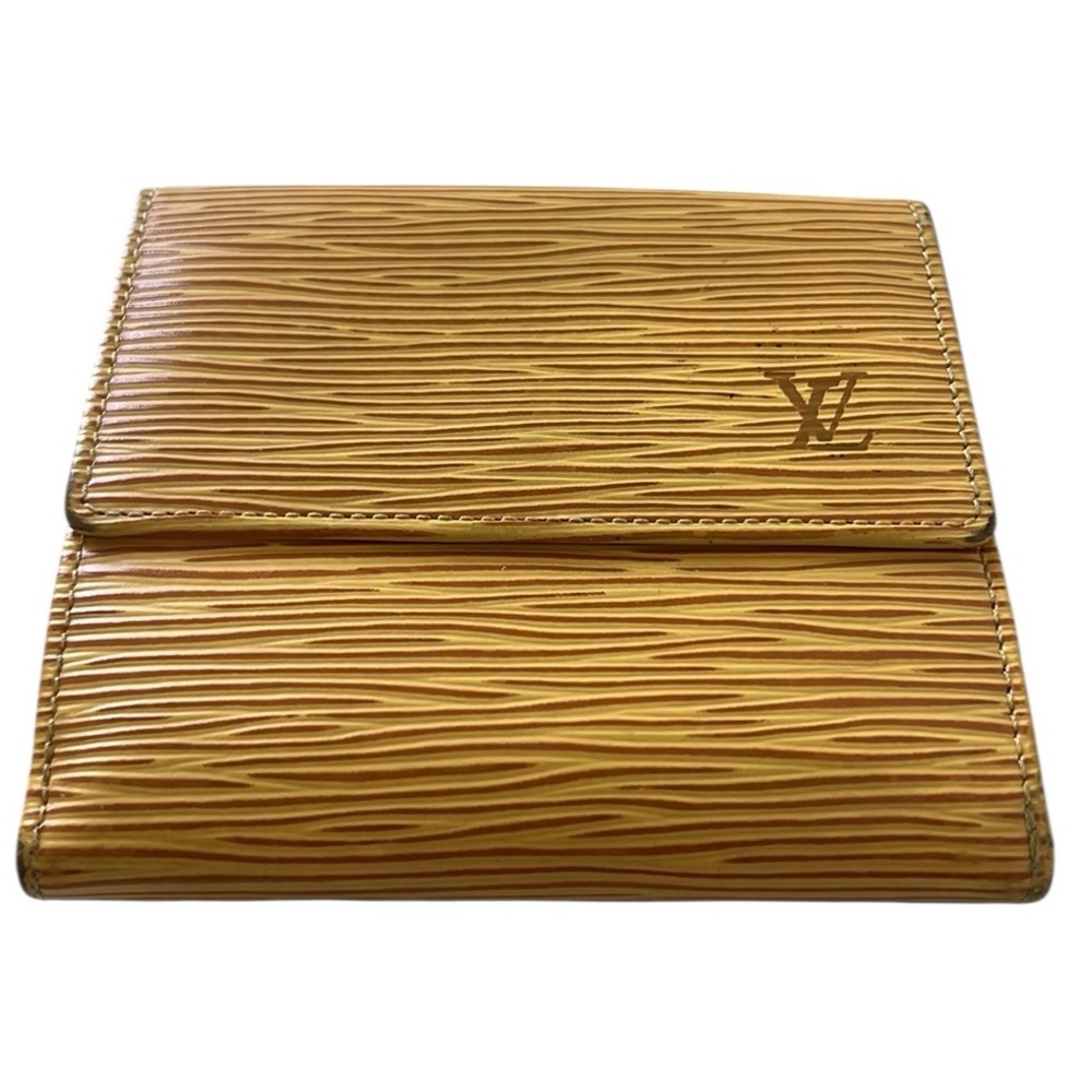 LOUIS VUITTON Epi Ludlow Wallet in Tassil Yellow